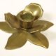 Brass "flower" candle holder, 1970