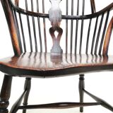 Antique 19th Century Thames Valley Wheel Back Windsor Armchair