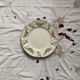Round serving dish in Sarreguemines polychrome ironstone, Golden Sun model