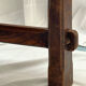 Solid elm farmhouse table