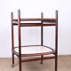 Brazilian service, 2 reversible trays Rosewood and Formica, Cantù Móveis for Interiores.