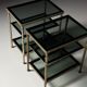 Metal side tables 1960s-70s