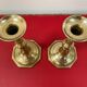 Set of 2 brass candlestick candle holders