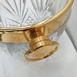 Champagne bucket in cut crystal