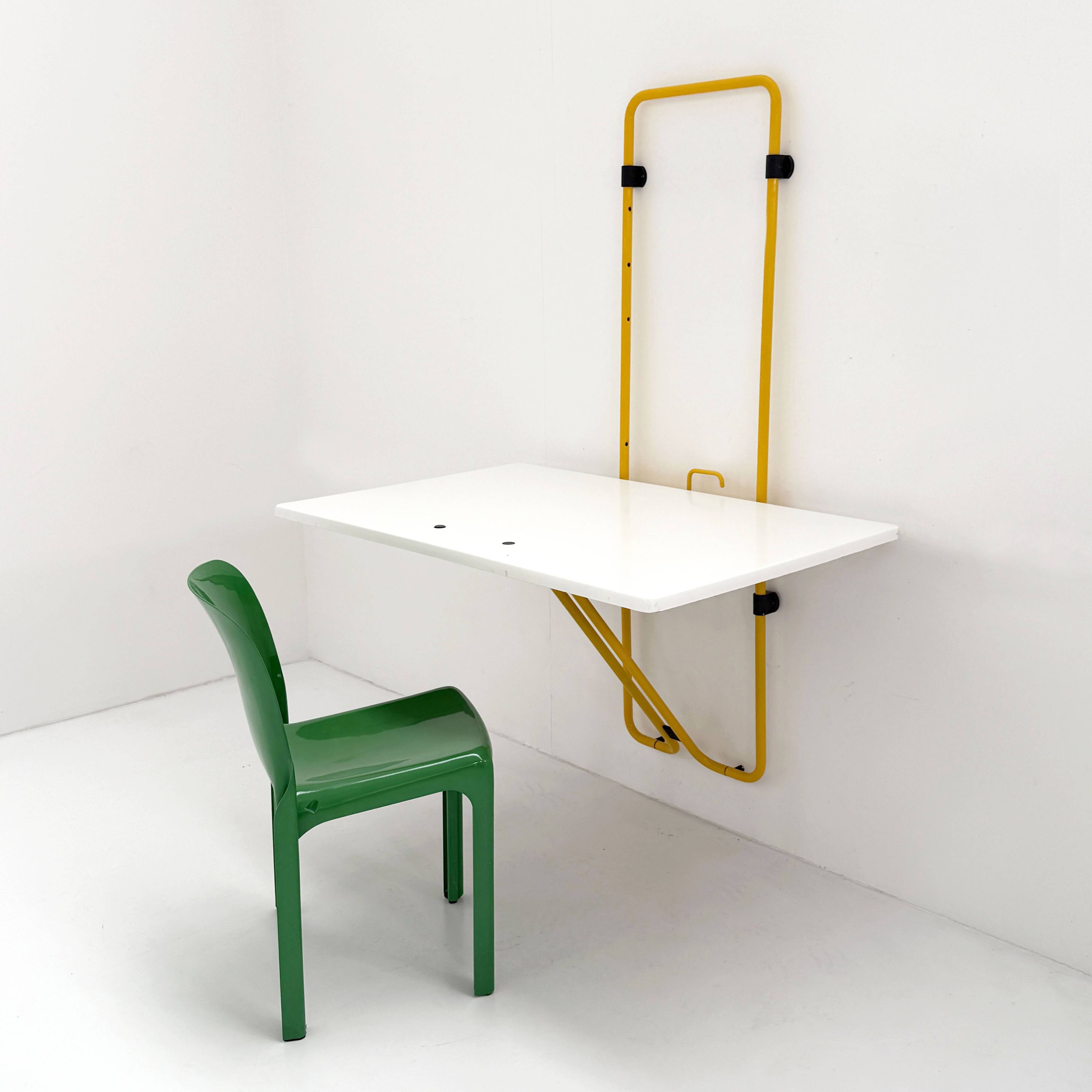 Clino Wall Folding Table / Desk by Mario Mazzer for Magis, 1980