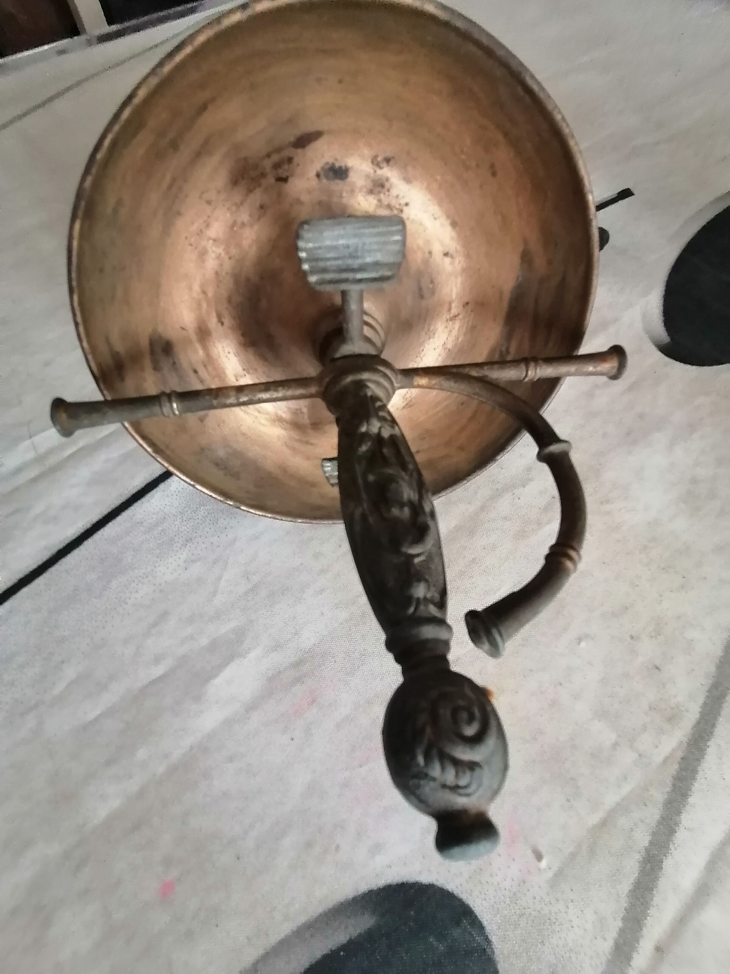 Ashtray sword metal 1960