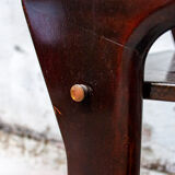 Mahogany coffee table by Ico Parisi for De Baggis Italia 1950s