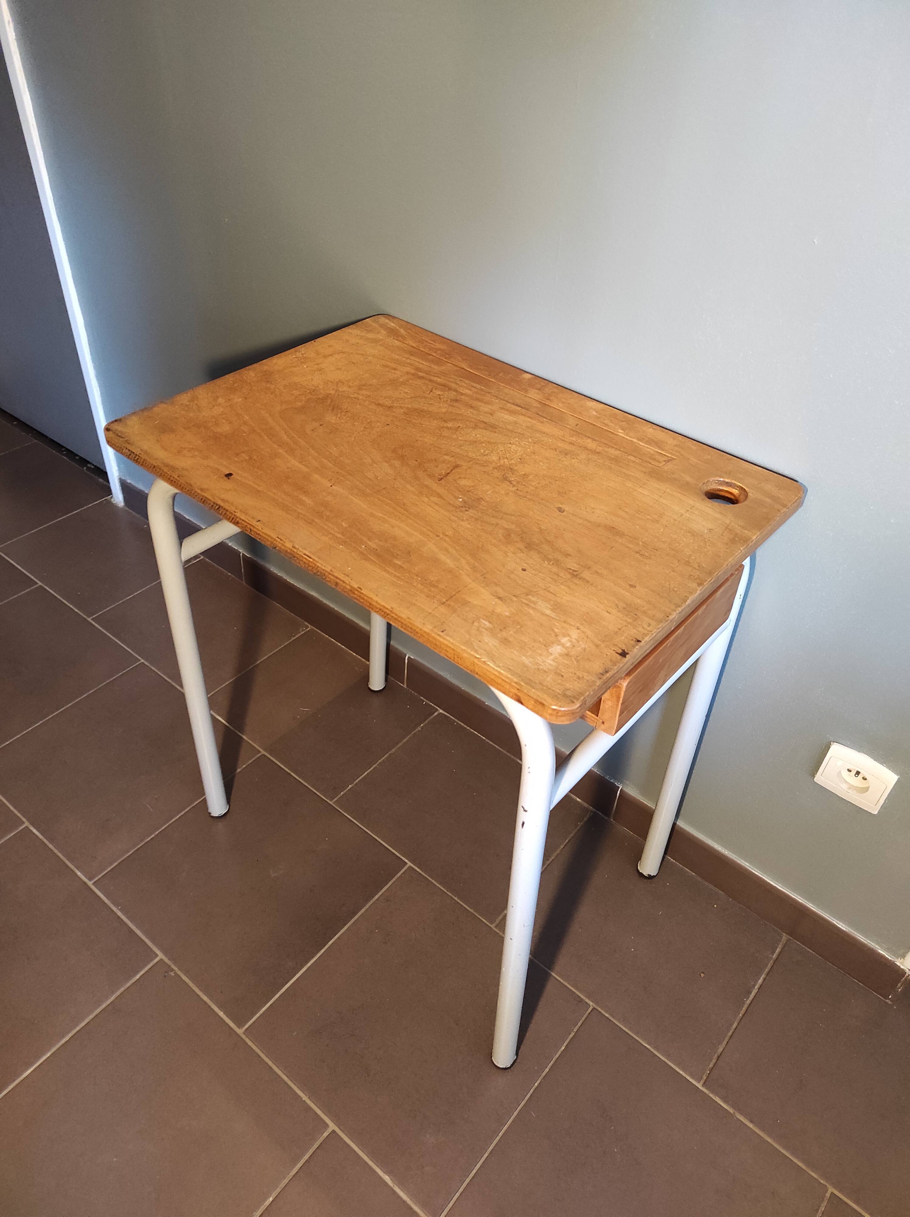 School desk with locker 1960