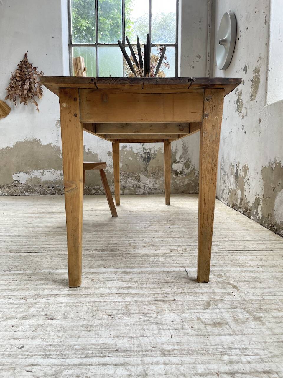 2m pine farm table