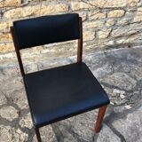 Wooden chair and skai