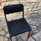 Wooden chair and skai