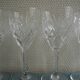 Set of 6 Saint Louis Chantilly crystal wine glasses