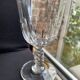 6 Baccarat Clermont 19th century cooked wine glasses
