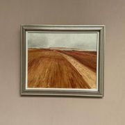 Original Swedish Oil on Canvas - "Rustic Landscape" by Nils Essen - Signed - Vintage and Framed - 42 × 50 cm (16.5" × 19.7")
