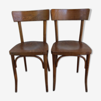 Set de 2 chaises bistrot Thonet
