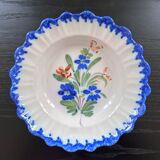 Assiette ancienne décor floral