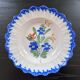 Assiette ancienne décor floral