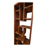 Custom-made solid oak bookcase