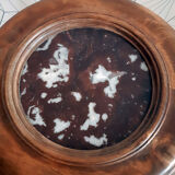 Vintage harness in walnut and marble