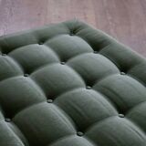 Le bambole bed in green velvet By Mario Bellini for B&B Italia, 1970s