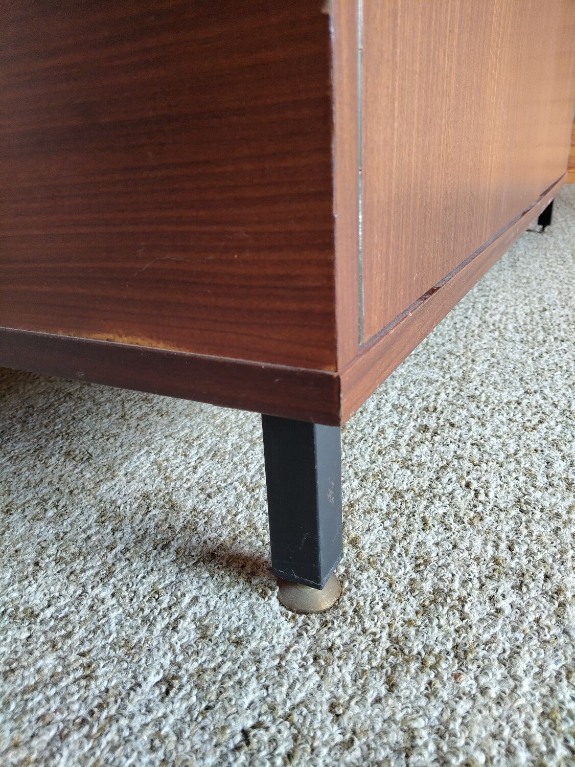 Armoire vintage scandinave en bois – penderie et étagères – années 60