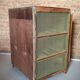 Small pantry cabinet in vintage wood mesh