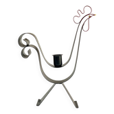 VINTAGE Sweden Rooster Shaped Candle Holder