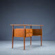 Mid-Century Teak Freestanding Desk, 1960s