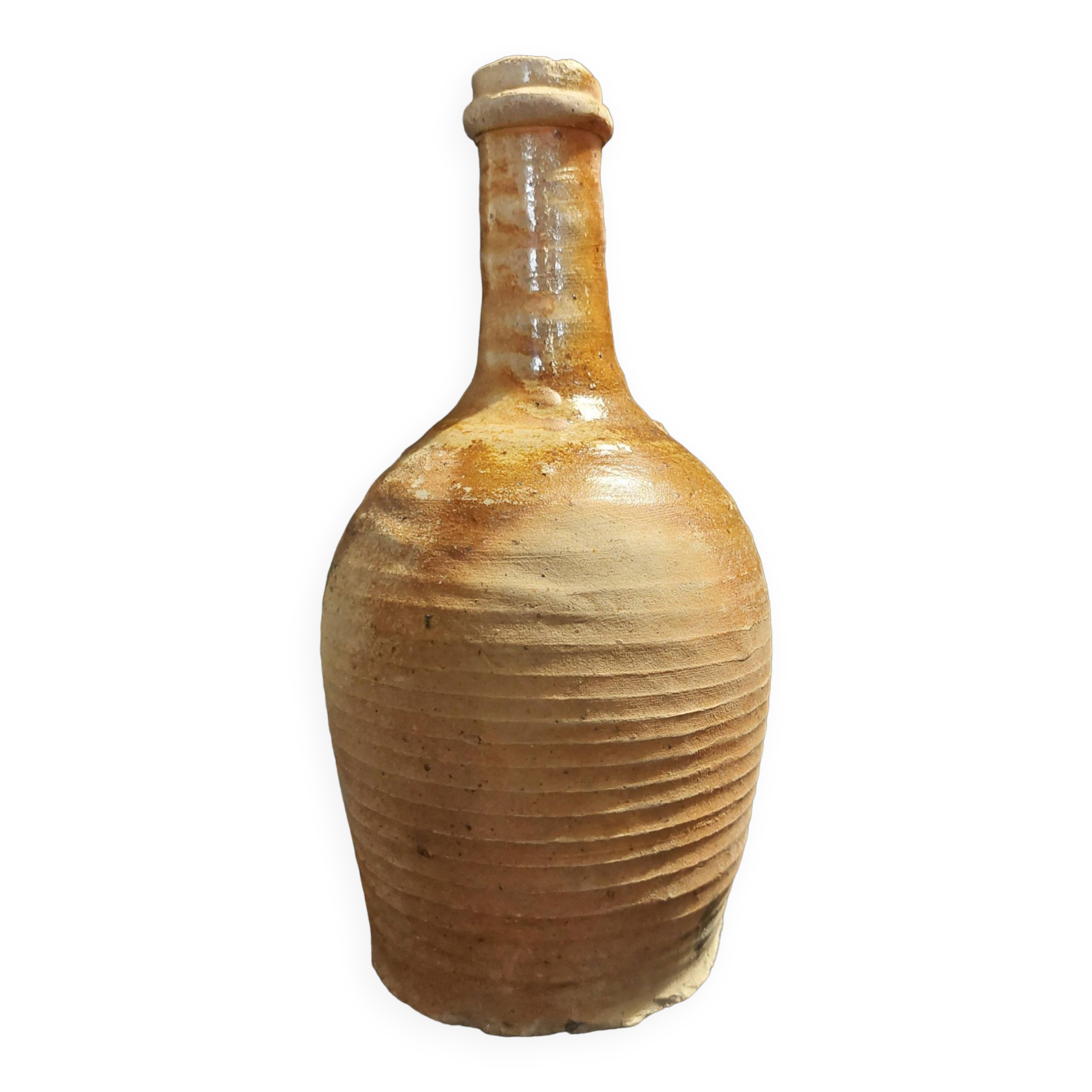 Bouteille en grès puisaye fin XIXème