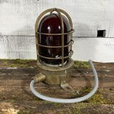 Brass cargo passageway wall lamp