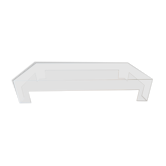 Minimalist coffee table in tempered glass – Cinna