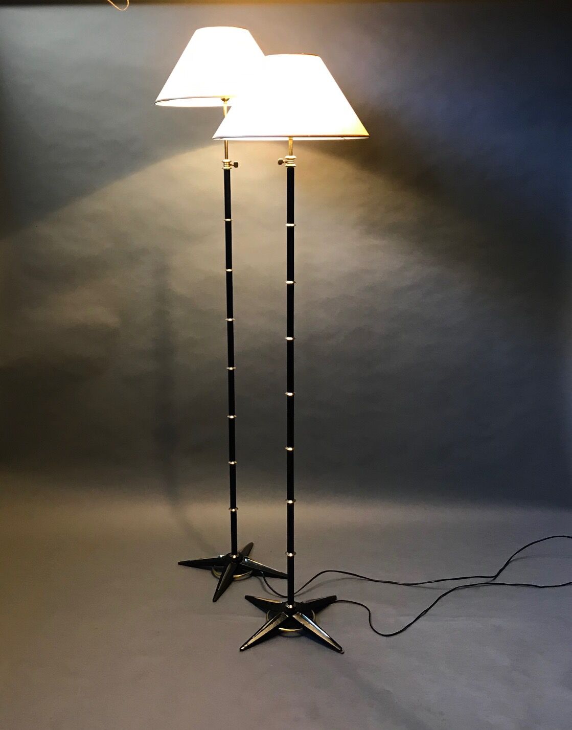 Lampadaire de Gilles Sermadiras pour la galerie Maison et Jardin