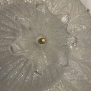 Extra Large Murano Glass Flushmount Light by Bucintoro Glass 1970’s