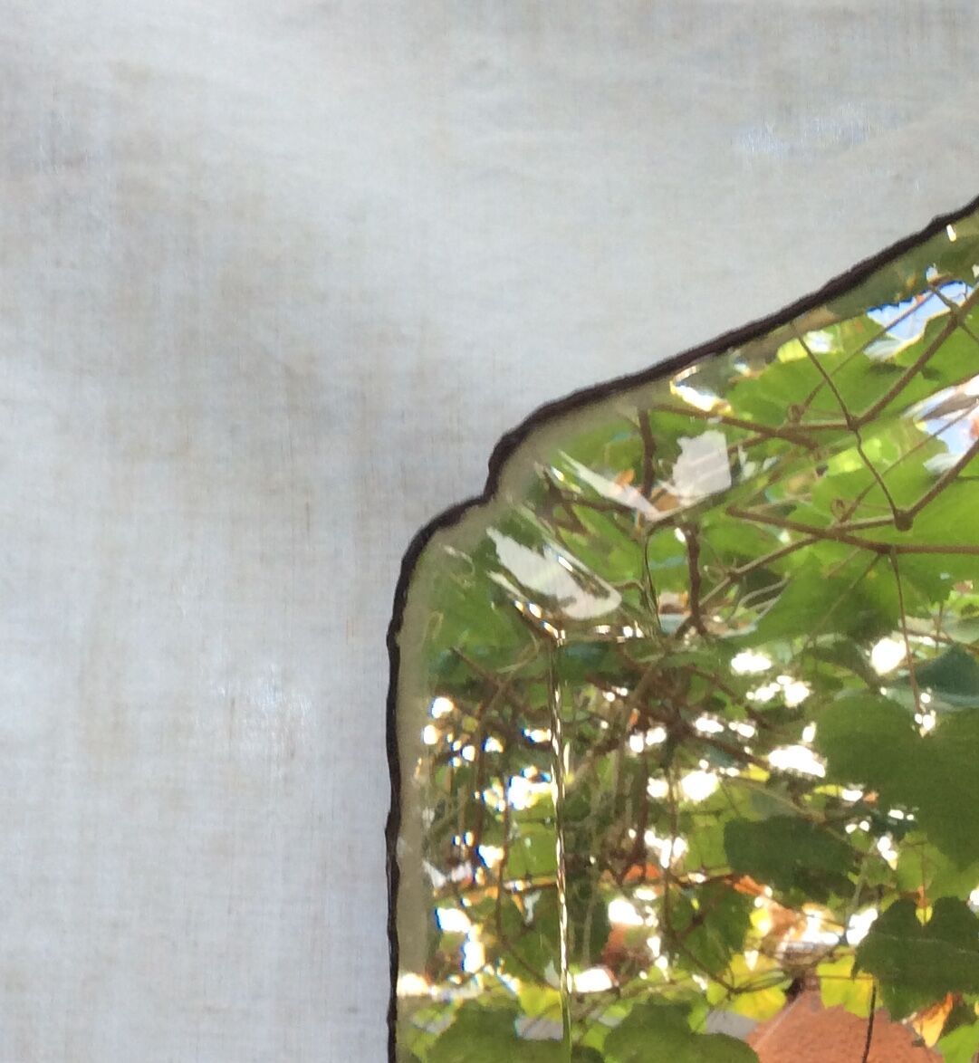 Old bevelled mirror