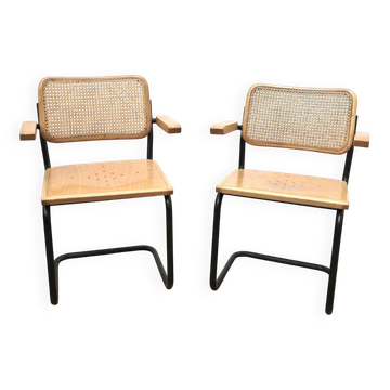 Pair of Cesca B32 chairs