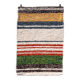 Handwoven recycled cotton rug - 40 x 60 cm