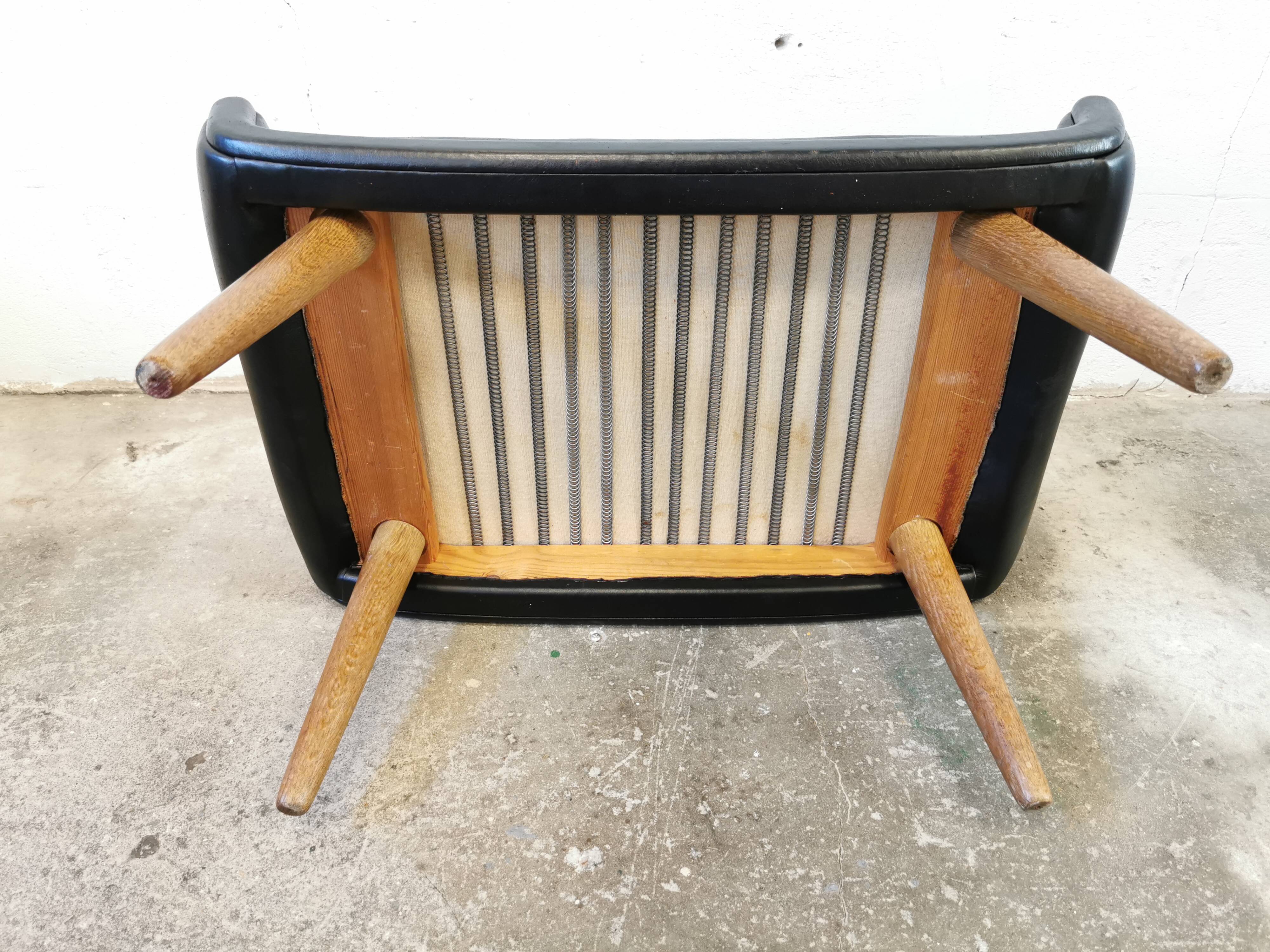 Ottoman/Ottoman/Scandinavian leather footrest