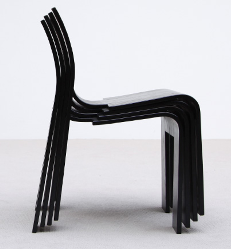 Set of 4 chairs by Gijs Bakker 1970