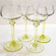Set de 4 verres à pied vintage