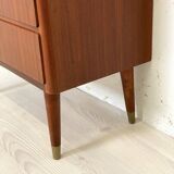 Petit commode d'appoint scandinave vintage 1960's