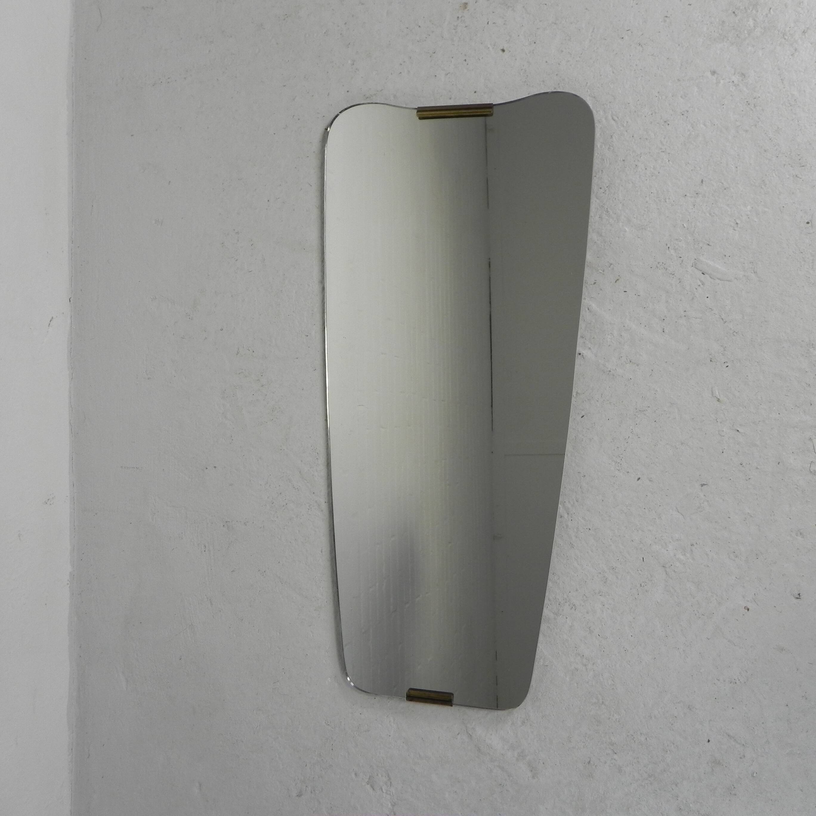 Vintage mirror in an organic shape, 1950s.