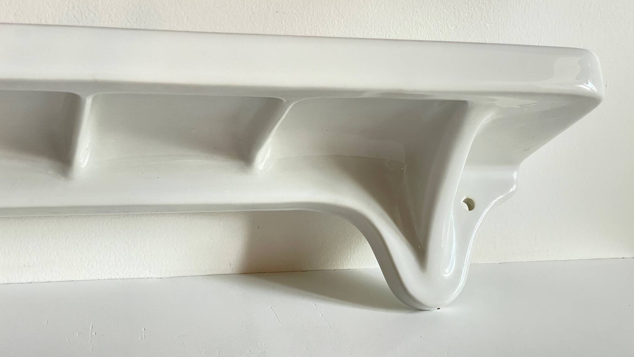 Vintage ceramic wall shelf - france