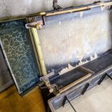 Antique travel trunk mendel trunk