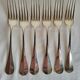 Silver-plated Table Cutlery Ridoux 6 Spoons and 6 Forks
