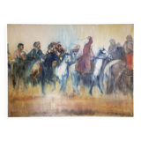 Painting – Riders & Horses, Béatrice Farge