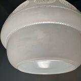 Space Age design glass chandelier from the 70s