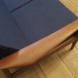 Arne Vodder for France and Sohn FD 164 2-seater teak sofa, Denmark 1960s