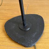 Wrought iron and brass floor lamp - Sweden, 1940s/1950s