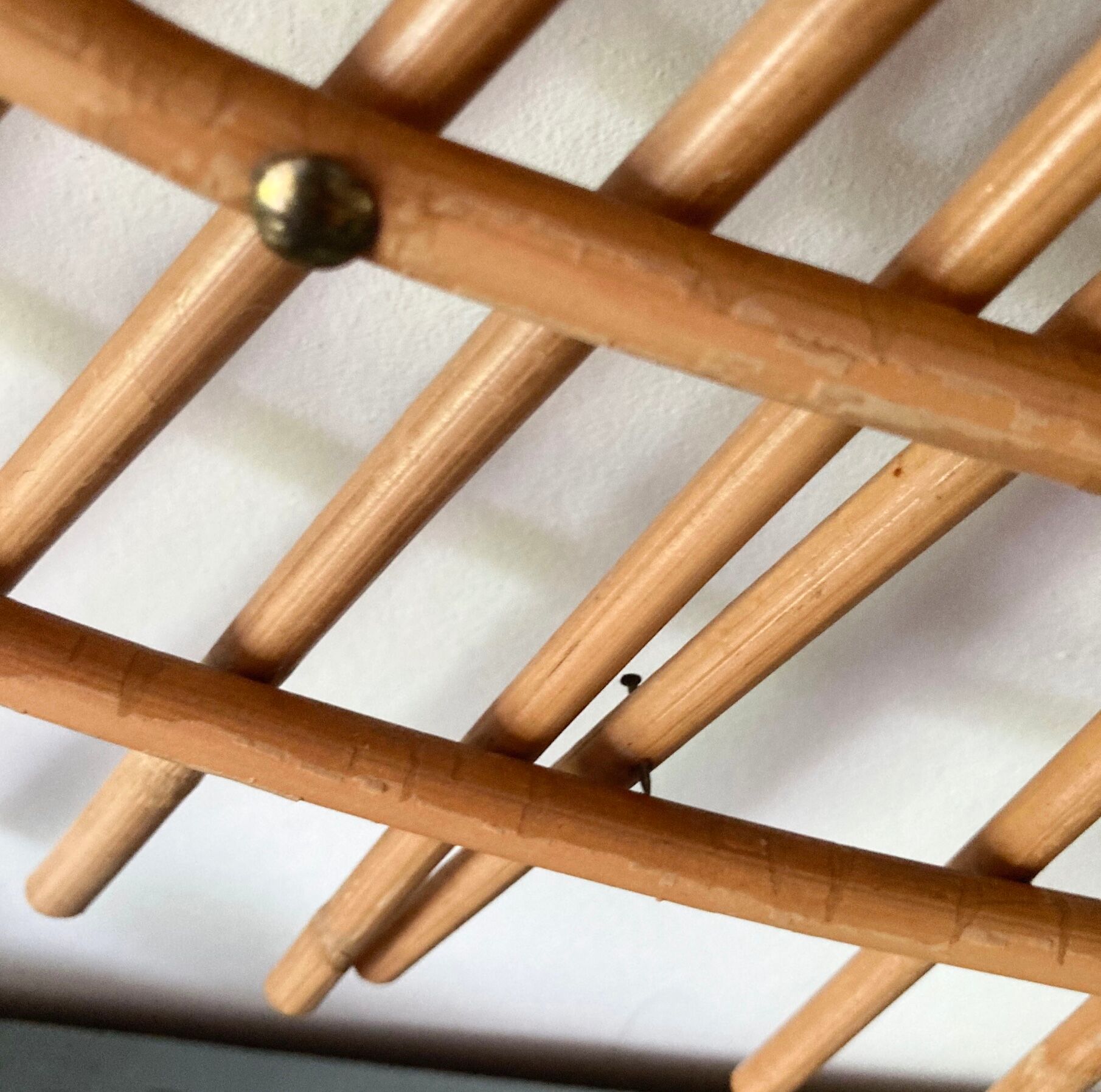 Vintage ortf rattan mirror