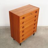 Commode danoise en teck, années 1960